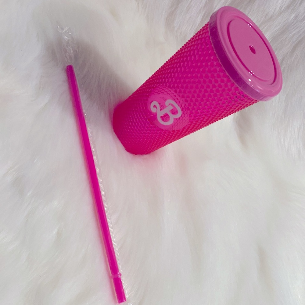 Barbie The Movie Pink Diamond Studded Tumbler NWT Excellent Condition - Picture 11 of 12